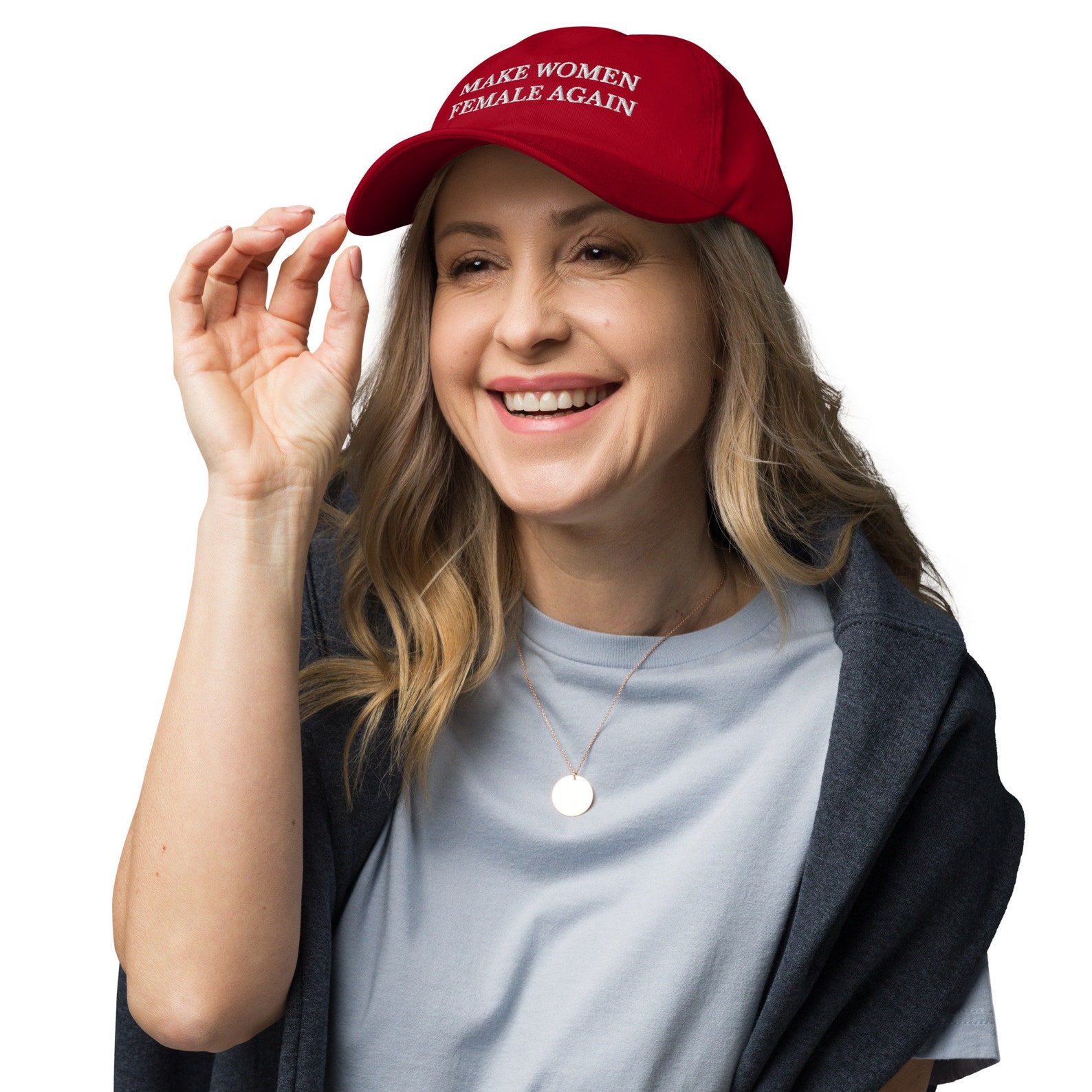 Make Women Female Again Hat MAGA Embroidered Dad Hat Etsy