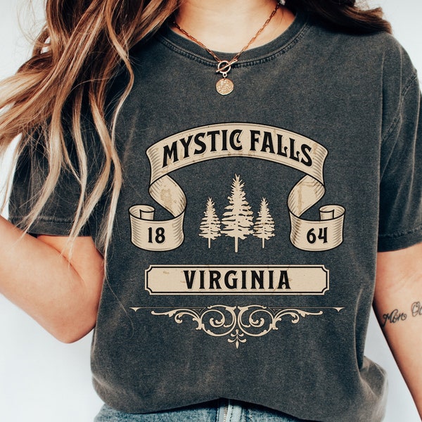 Mystic Falls Virginia PNG Files For Sublimation Vampire Fan Gift Salvatore PNG Stefan png Design Damon Virginia PNG Digital Download