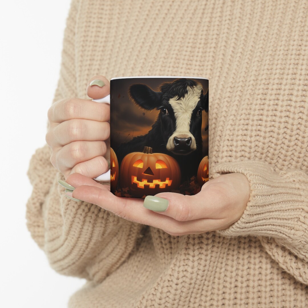 Halloween Tassen-Set – Wicked Witch & Handsome Devil, Je 500 Ml | Gruselig Lustig, Mikrowellen- & Spülmaschinenfest