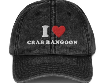 Not The Crab Rangussy Hat - Funny Meme Embroidered Denim Cap, Adjustable Cotton Dad Hat - View #13