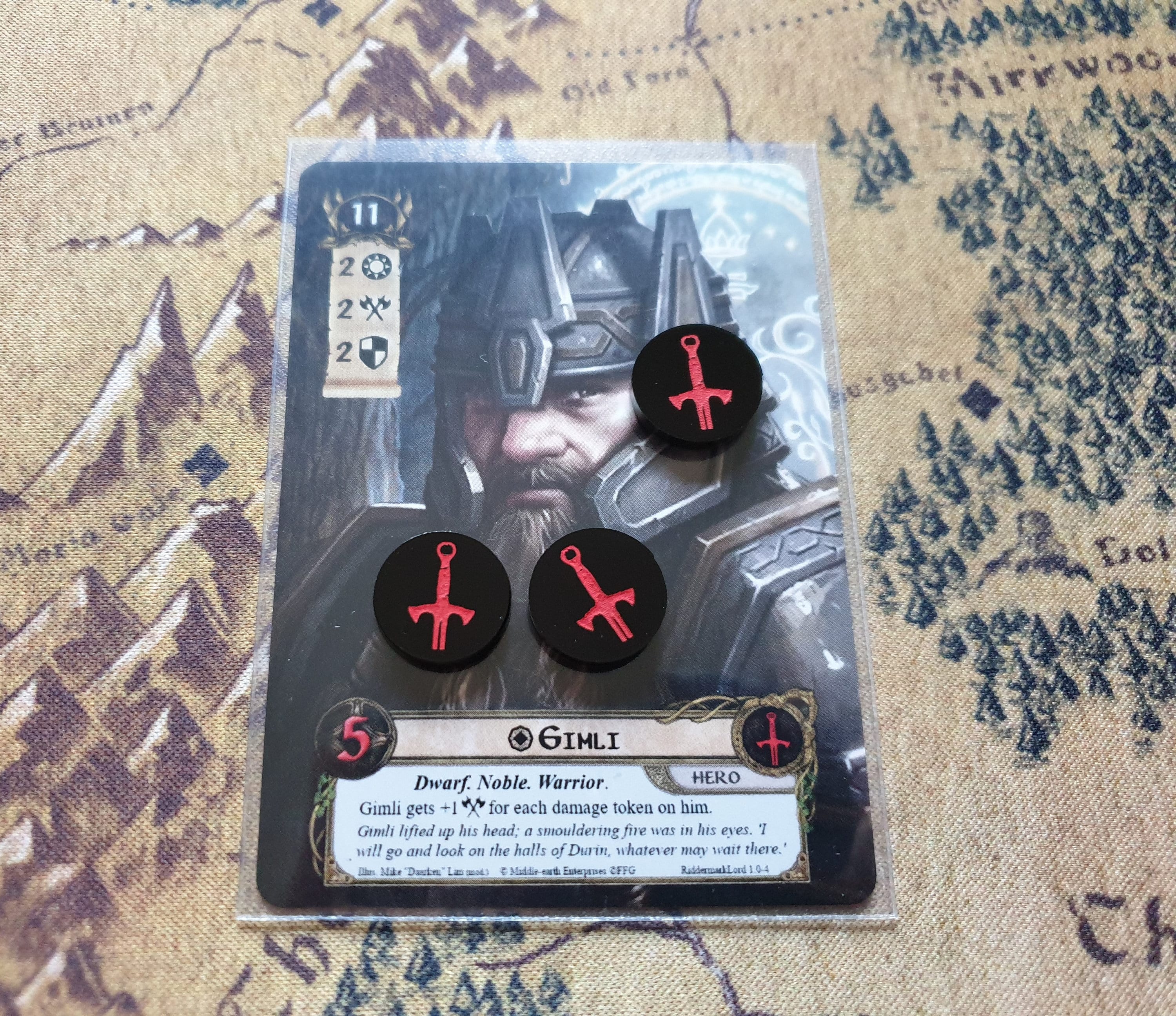 Double Sided Tactics Tokens for Lord of the Rings Living Card - Etsy