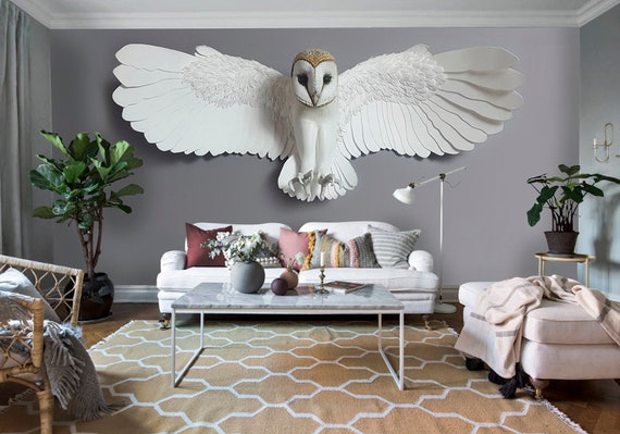 Wall Mural Owl Wallpaper Mural Wallpaper For Bedroom Removable Wallpaper Mural For Bedroom Wall Decor Home Decor