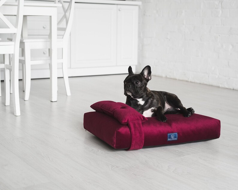 Flat pet bed for medium and large dog pillow bed for puppy Etsy