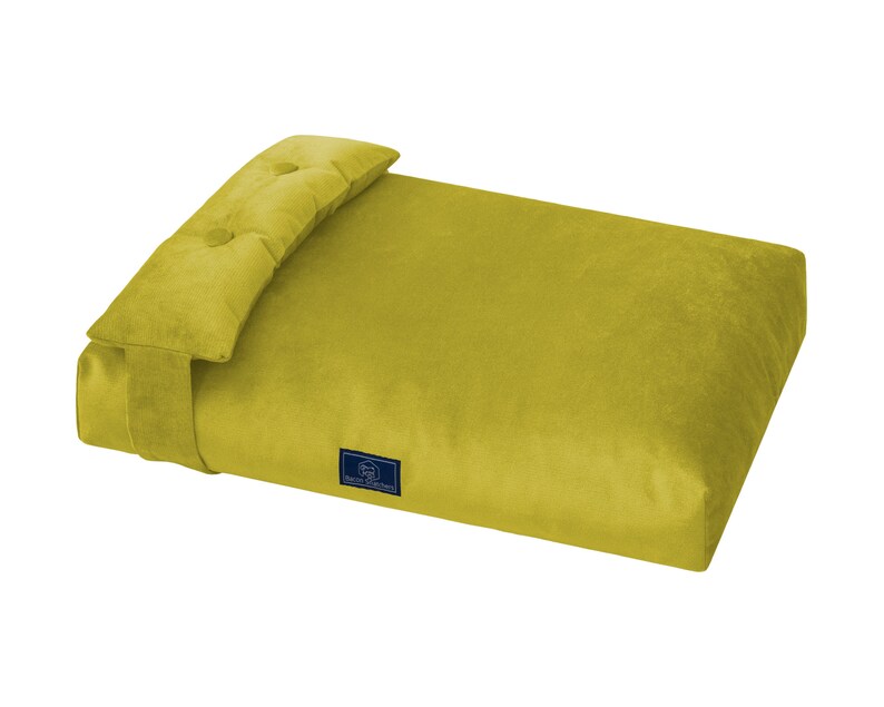 Yellow Dog Bed Large Dog Bed Modern Dog Bed Pet Bed Gift Etsy