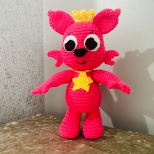 Large Pinkfong crochet 25-30 cm