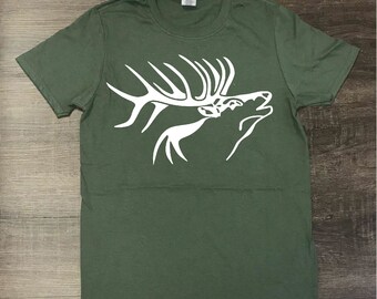 Deer Logo T Shirt Etsy