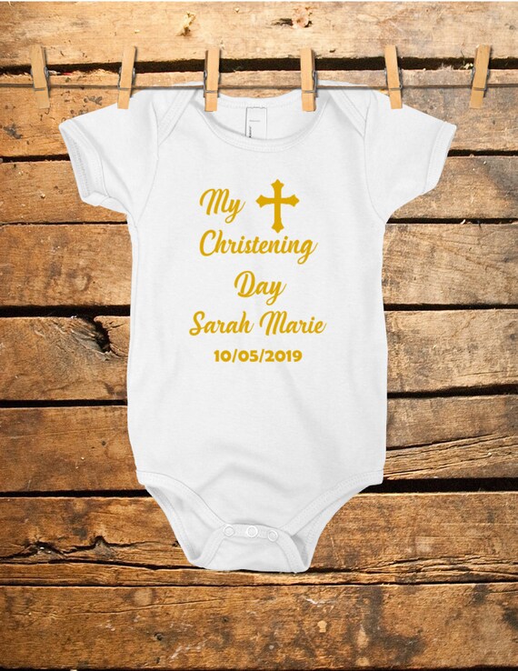 christening onesie