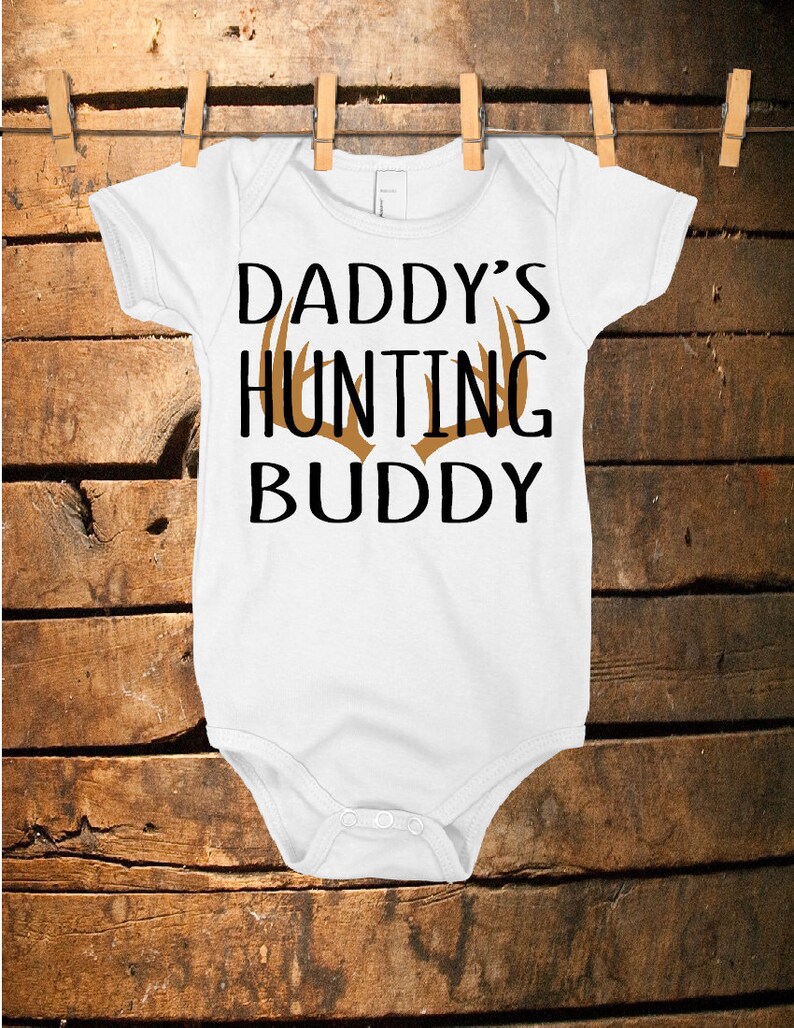 Download Newborn Hunting Clothing Funny Onesie Deer Onesie Baby Shower Gift Daddy S Hunting Buddy Baby Onesie Hunting Baby Onesie Girls Clothing Clothing