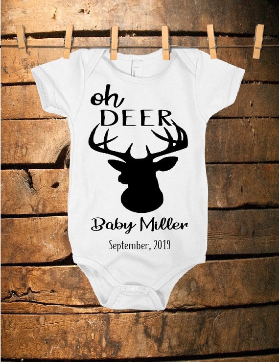 deer onesie baby