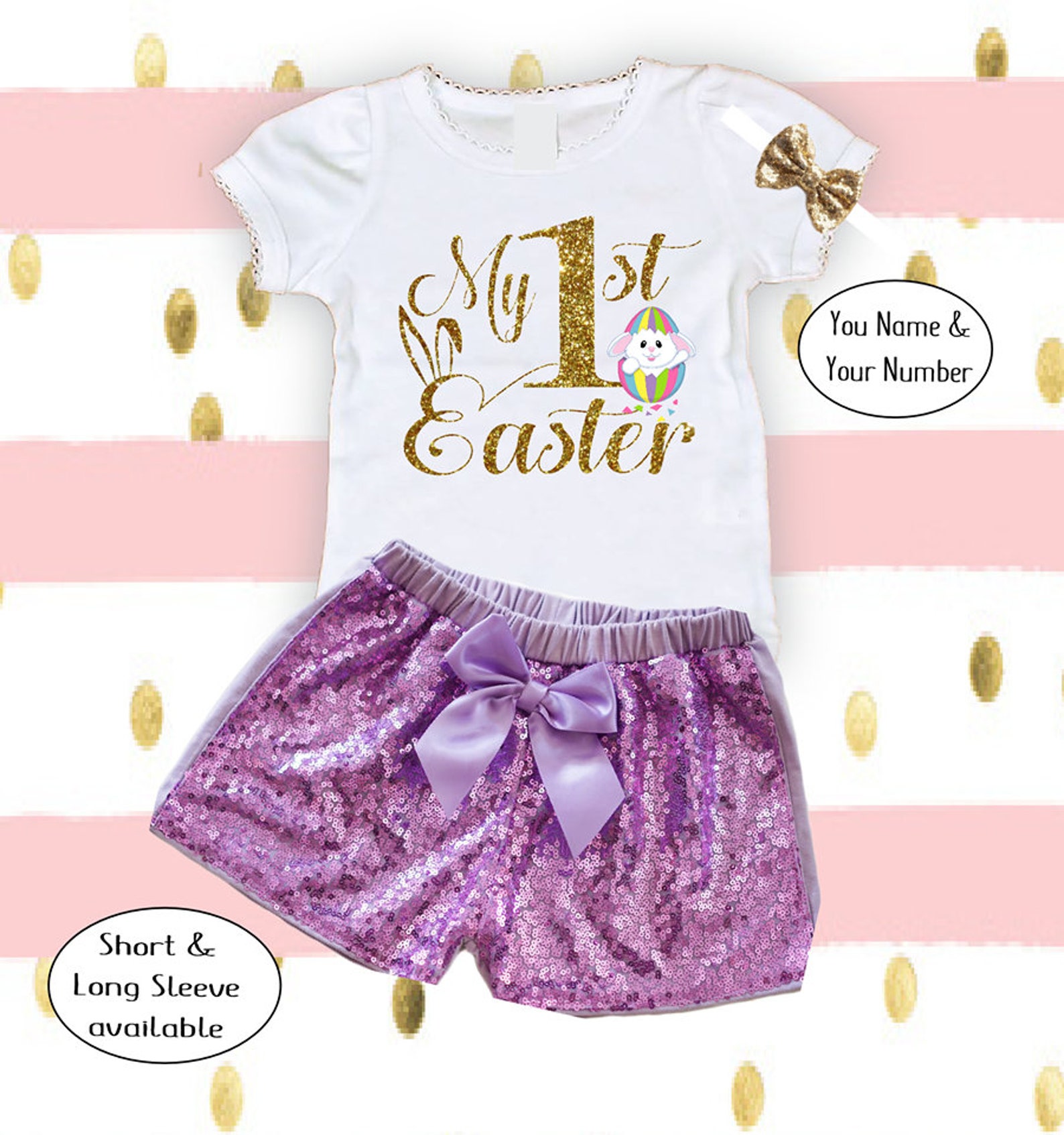 First Easter Outfit Girl 1st Easter Outfit Baby Girl Easter Etsy