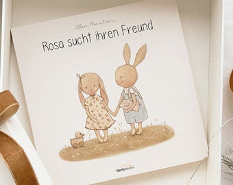 Kinderbuch "Rosa sucht ihren Freund", Pappbilderbuch, Kinderbuch christlich, christliches Kinderbuch