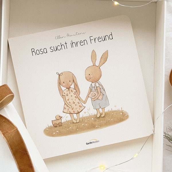 Kinderbuch "Rosa sucht ihren Freund", Pappbilderbuch, Kinderbuch christlich, christliches Kinderbuch