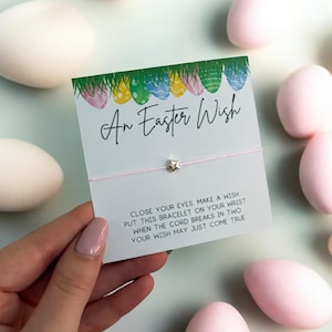 Ostern Armband Handgemachtes Ostergeschenk, Ostern Korbfüller, Frühlingsschmuck, Christliches Armband, Minimalistisches Ostergeschenk, Party Favor