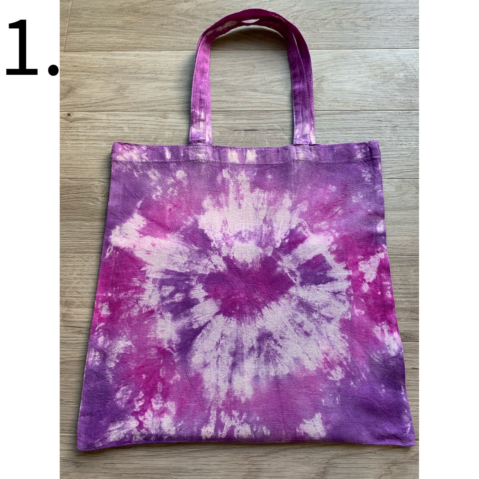 Handmade Tie Dye Tote Bag Etsy