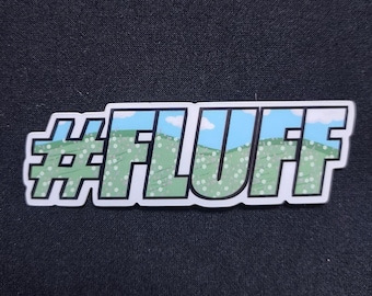 AO3 fanfiction tags #FLUFF sticker