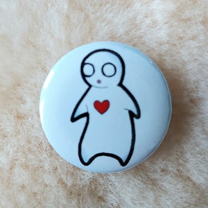 Ghost Button Pin