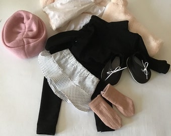 Komplettes Outfit für 18 Zoll Puppe Kleidung für American Girl und Our Generation und ähnliche Puppe