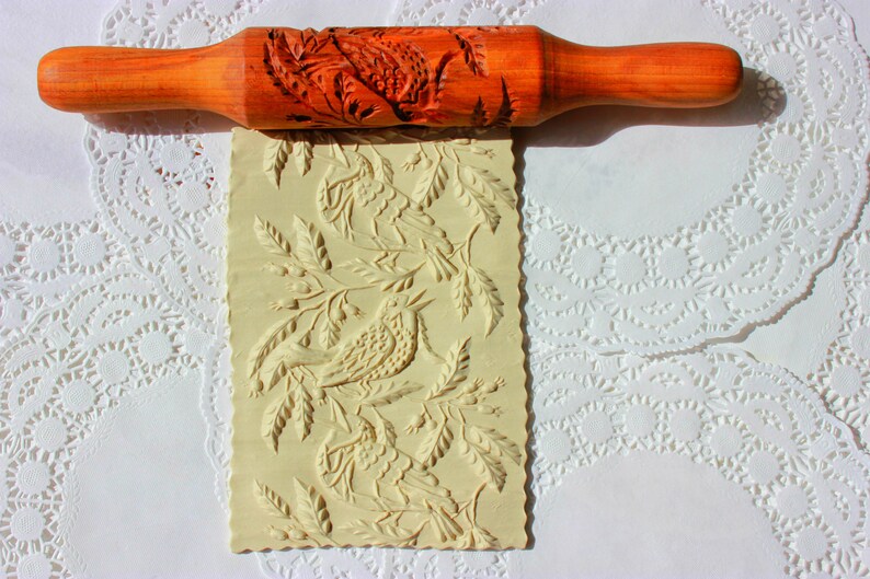 Rolling Pin Cookie Cutter rolling Pin Patterned Rolling Pin Etsy