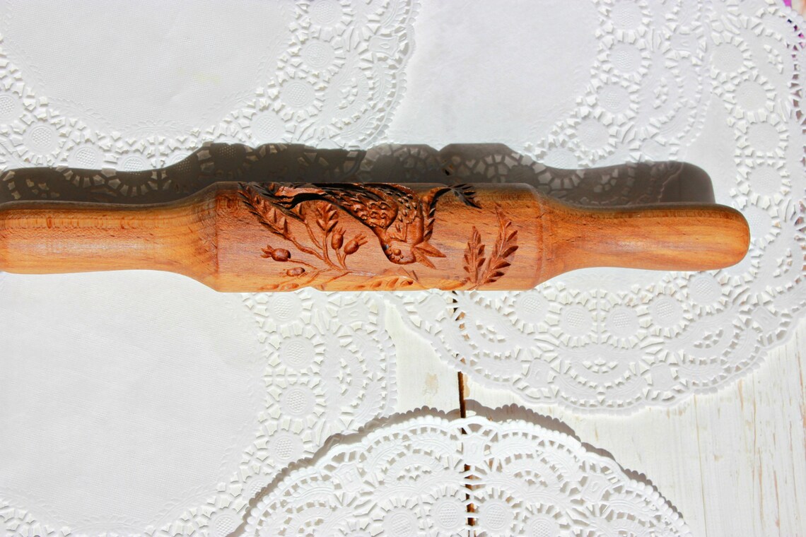 Rolling pin cookie cutter rolling pin patterned rolling pin Etsy