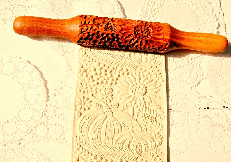 Rolling pin cookie cutter rolling pin on thanksgiving day Etsy