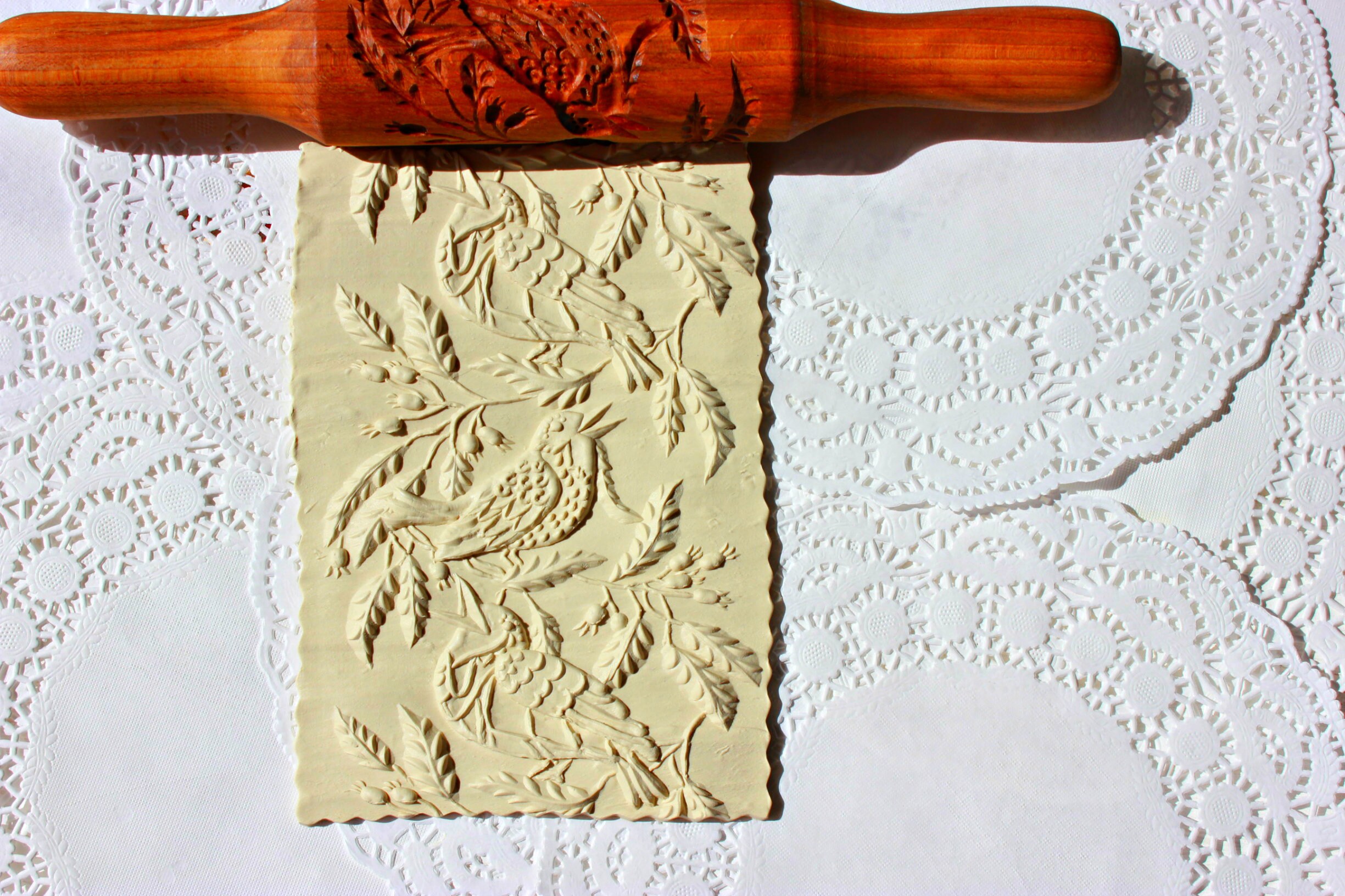 Rolling Pin Cookie Cutter rolling Pin Patterned Rolling Pin Etsy