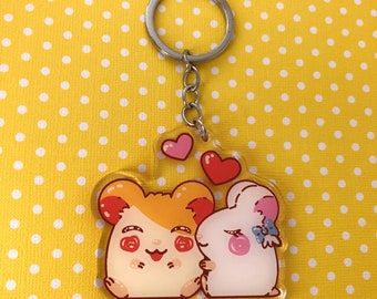 Hamtaro Bijou Acrylic Keychain
