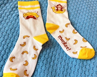 Goro Monkee Banana Socks