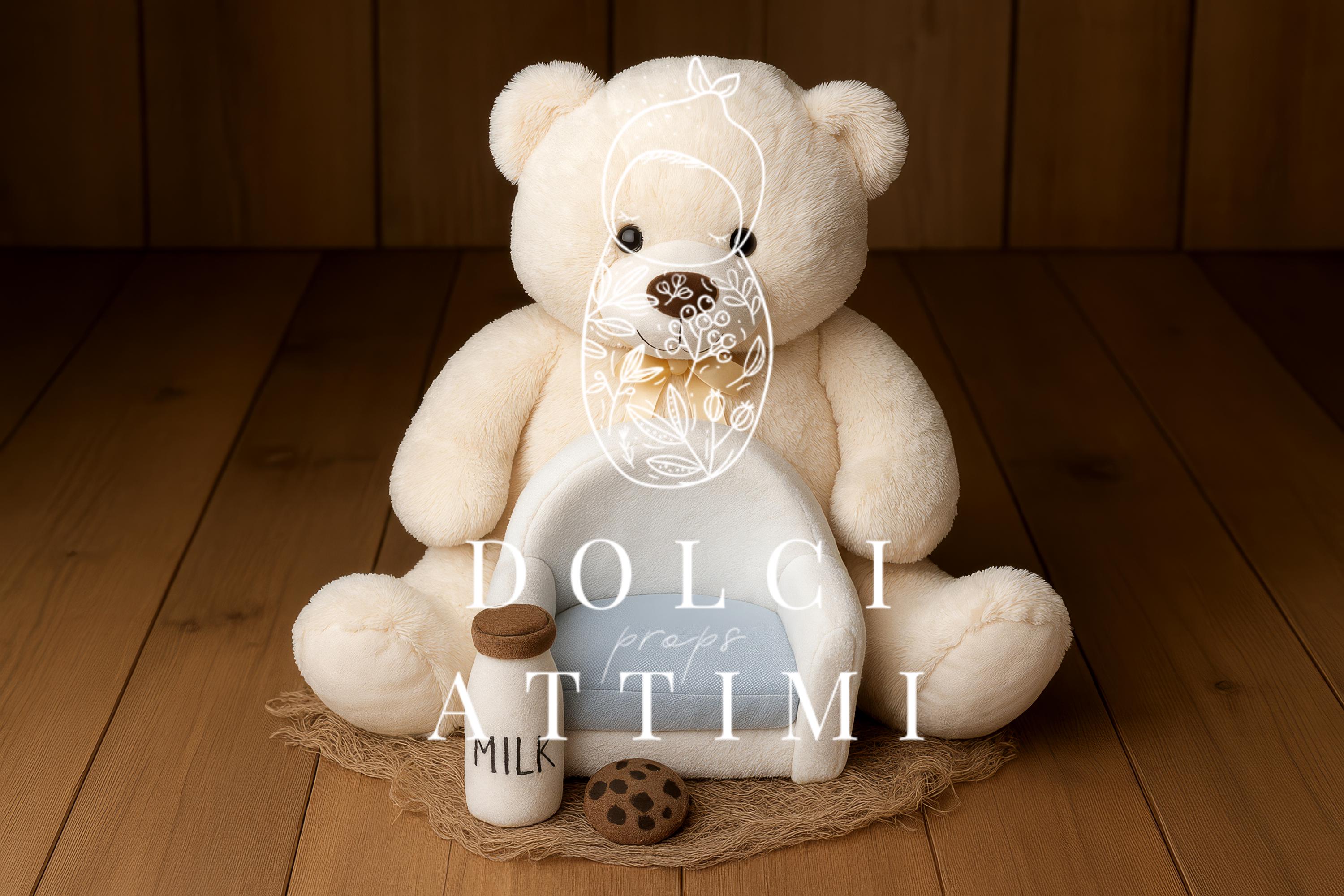 Poltrona Orso Beige ATMOSPHERA - Design Moderno Per Interni, Dimensioni 51x42.5x44cm - Foto 2