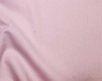 Baby Pink Plain Cotton Fabric