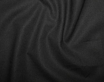 Black Plain Cotton Fabric