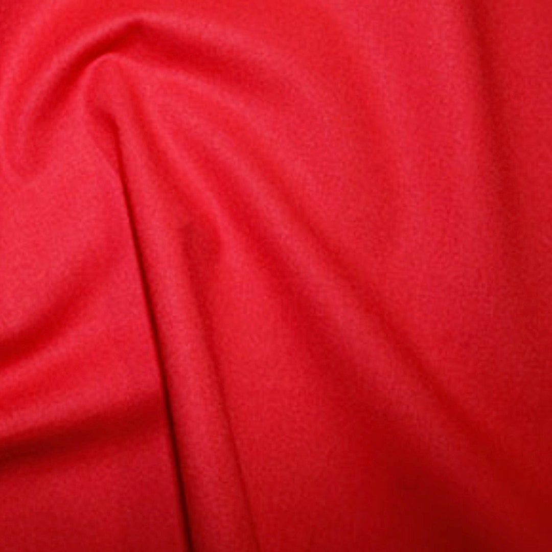 Red Coth Red Plain Cotton Fabric - Etsy