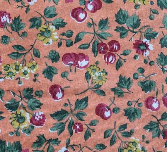 LIBERTY ORCHARD GARDEN Wild Cherry 100/% cotton Fabric Patchwork Quilting