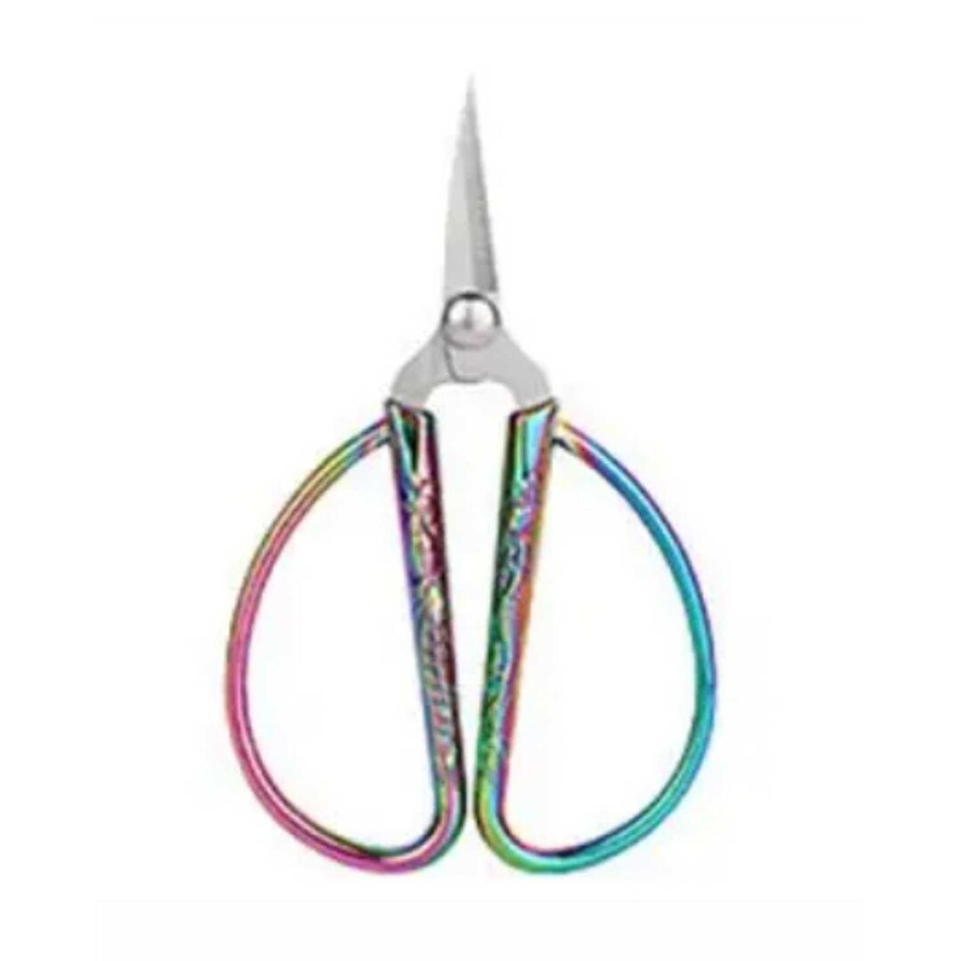 Small Rounded Scissors Small Round Rainbow Scissors - Etsy