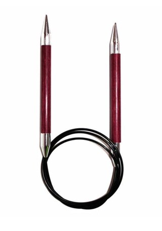 KnitPro Symfonie Ferri Circolari In Legno Di Betulla Multicolore - Lunghezza 150 Cm, Diametro 4.00 Mm - Per Maglieria E Progetti Amatoriali