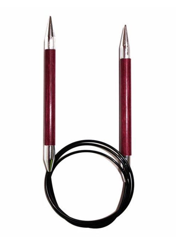 KnitPro Symfonie Ferri Circolari In Legno Di Betulla Multicolore - Lunghezza 150 Cm, Diametro 4.00 Mm - Per Maglieria E Progetti Amatoriali