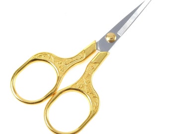 Large Gold Vintage Decorative Scissors