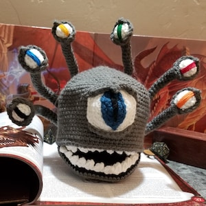 Beholder Dice Bag Pattern - Crochet