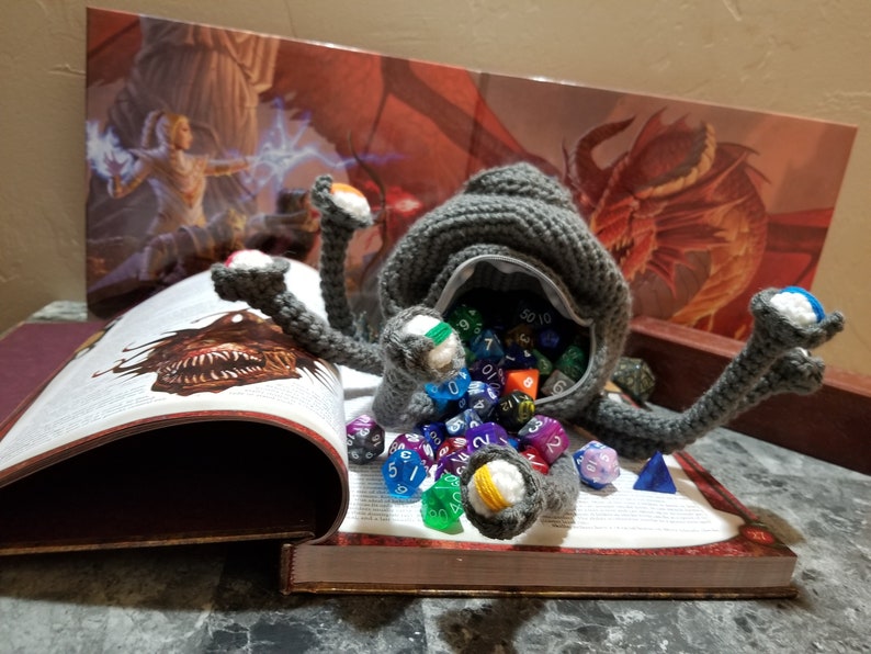Beholder Dice Bag Pattern Crochet Etsy