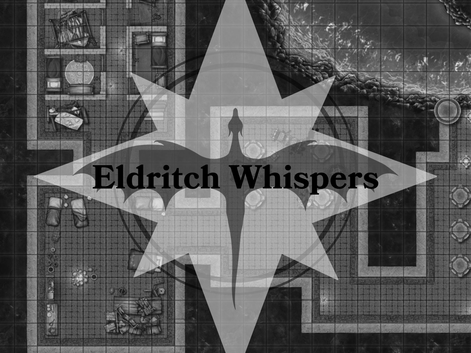 Eldritch Whispers Map, Digital Map, Dnd, Pathfinder, Roll20, VTT