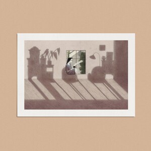 Uma casa não é um lar - Ilustração Giclée Art Print