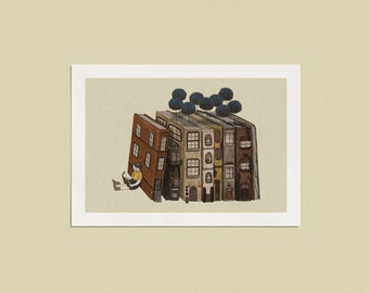 Reading - Illustration Giclée Art Print