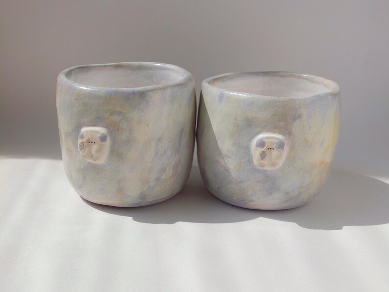 Cute tumbler, pottery mug image 10