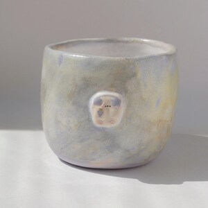 Cute tumbler, pottery mug image 3