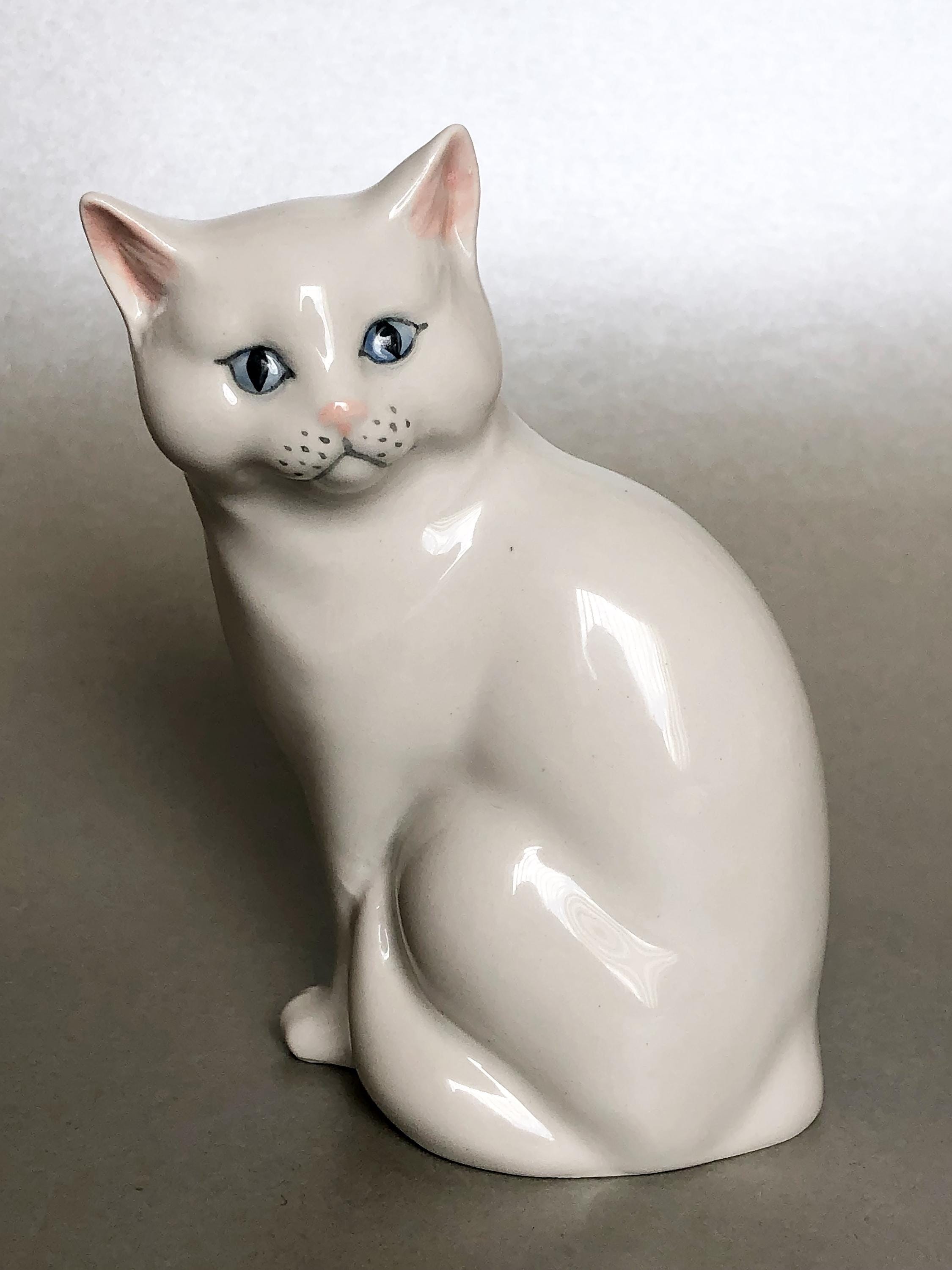 Beswick white cat - Etsy 日本