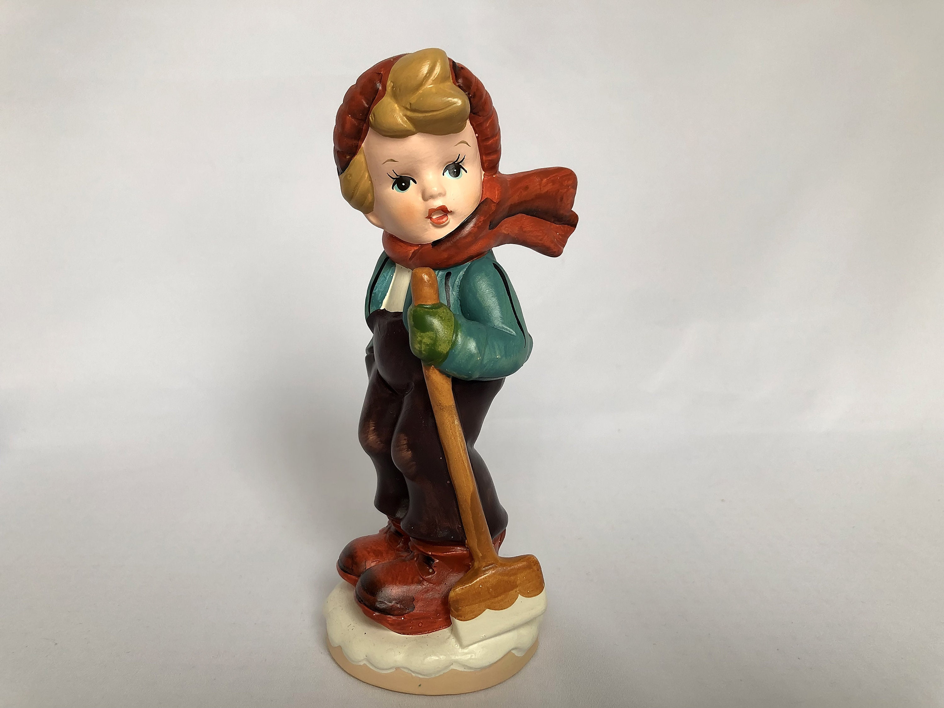 Ceramic Figurine Boy Vintage Christmas Decor - Etsy Ceramic Figurine Boy Vintage Christmas Decor - Etsy
