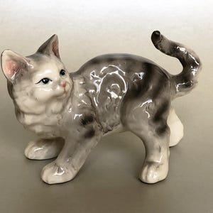 vintage porcelain cat