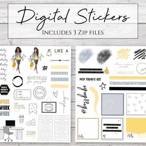 Digital Stickers | Boss Babe | Boss Stickers for Digital Planners