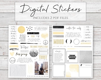 Digital Stickers | Always | Self Assurance Stickers for Digital Planners