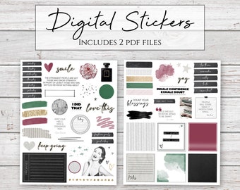 Digital Stickers | Good Vibes | Stickers for Digital Planners
