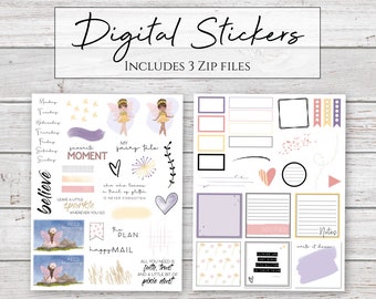 Digital Stickers | Fairy Tale | Fairy Stickers for Digital Planners